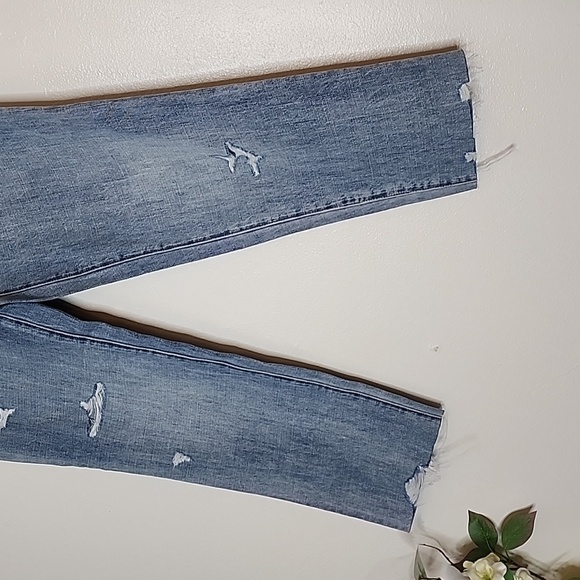 NEW Anthropologie Pistola Presley High Waist Relaxed Boyfriend Jeans Distressed - Picture 12 of 16